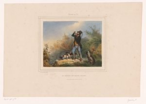 Le départ du garde chasse - François Grenier