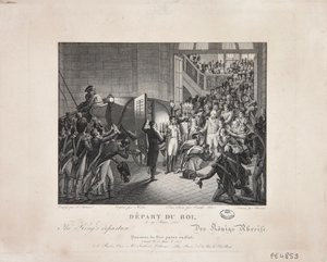 Départ du Roi, 19 mars 1815, c.1820 - François Joseph Heim