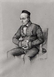 Portrait de Charles Augustin Sainte-Beuve (1804-69) - François Joseph Heim