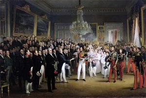 La Chambre des Députés au Palais Royal convoquant le Duc d