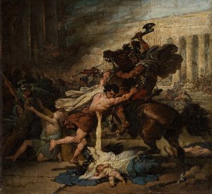 Le Sac de Jérusalem par les Romains - François Joseph Heim