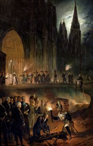 Transfert des ossements de la famille royale à l