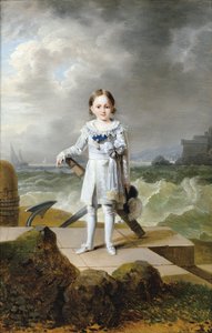 Portrait du prince Napoléon Louis Bonaparte 1804-1831, c. 1810 - François Joseph Kinson