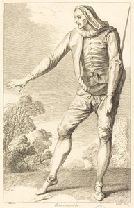 Scaramouche - François Joullain after Claude Gillot
