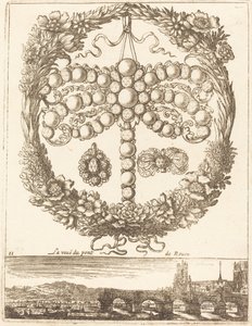 La vue du pont de Rouen - François Le Febvre