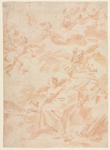La Stigmatisation de Saint François, premier tiers des années 1700 - François Lemoyne