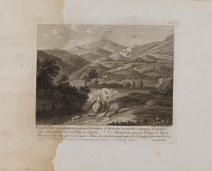 Vue ou Etoit la Maison de Campagne d