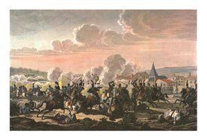Mort du prince Louis de Prusse à la bataille de Saalfeld, 10 octobre 1806, vers 1850 - François Pigeot