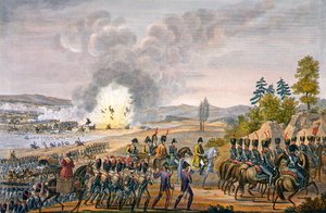 La retraite française après la bataille de Leipzig, Allemagne, 19 octobre 1813 - François Pigeot