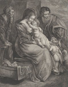 La Sainte Famille avec Sainte Élisabeth et Saint Jean-Baptiste, vers 1780