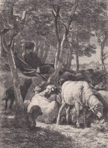 Le Berger, du Magasin Pittoresque - François Rouget
