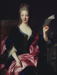 Portrait de la compositrice Élisabeth Claude Jacquet de La Guerre 1665-1729 - François Troy de