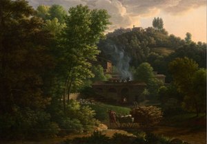 Paysage italien - Francois Xavier Fabre