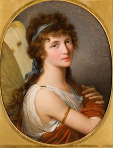 Portrait de lady Charlemont en Psyché - Francois Xavier Fabre
