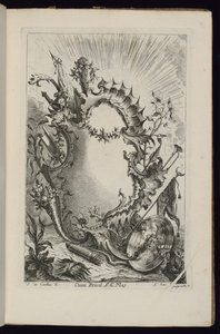 Cartouche avec Trophée Armorial, Livre de Cartouches à divers usages