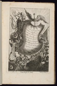 Cartouche avec le bâton de Mercure, Livre de Cartouches Irréguliers