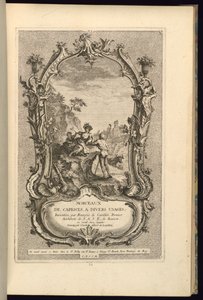 Conception pour cartouche avec grands et petits compartiments - François de Cuvilliés the Elder