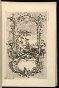 Conception pour cartouche avec grands et petits compartiments - François de Cuvilliés the Elder