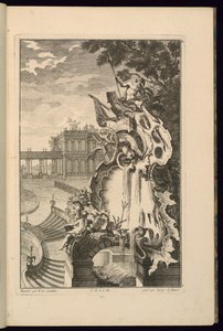 Conception pour une Fontaine avec une Ancre - François de Cuvilliés the Elder