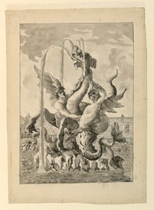 Conception pour le Grand Trianon à Versailles - François de Cuvilliés the Elder