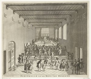 Cour de Hollande en session, vers 1700
