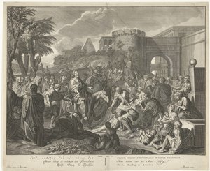 Entrée du Christ à Jérusalem - François van Bleyswijck