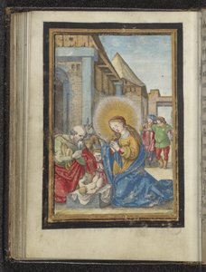 Adoration par Joseph et Marie