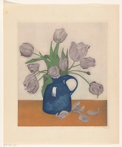 Tulipes dans une cruche