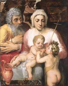 La Sainte Famille avec Saint Jean-Baptiste, 1546 - Frans Floris