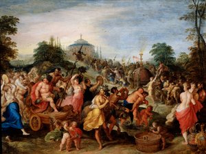 Procession de Bacchus, 17e siècle