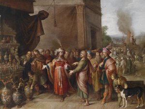 Crésus montrant ses trésors à Solon