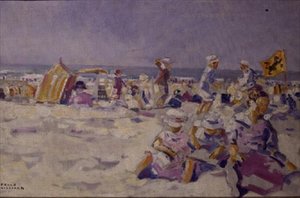 Scène de plage