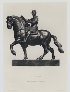 Figure équestre en bronze du condottiere de la Renaissance italienne Gattemalata, par Donatello - Frans Gaillard