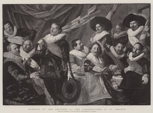 Banquet des officiers des arquebusiers de Saint-Georges