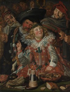 Fêtards au Mardi Gras
