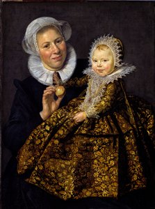Portrait de Catharina Hooft enfant et sa nourrice - Frans Hals