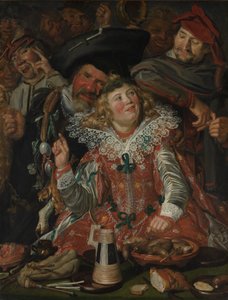 Fêtards de Mardi Gras (La Joyeuse Compagnie) vers 1615 - Frans Hals