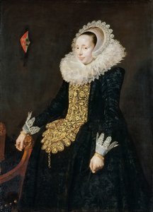 Portrait de Catharina Both van der Eem 1589-1666, 1620 - Frans Hals after .