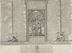 Christ et saint François près d