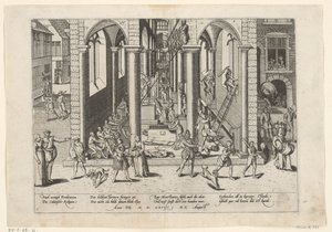 Iconoclasme, 1566 (Série 5 : Événements néerlandais, 1566-1570) - Frans Hogenberg