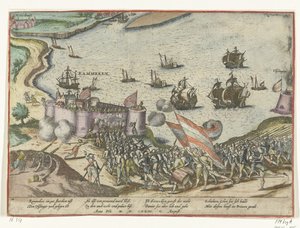 Prise du Fort Rammekens, 1573 - Frans Hogenberg