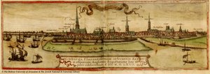 Carte hamburg 1572 - Frans Hogenberg