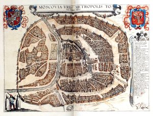 Carte de Moscou, 1572