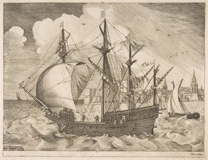 Quatre-mâts armé mettant à la mer, de Les Navires à Voiles - Frans Huys