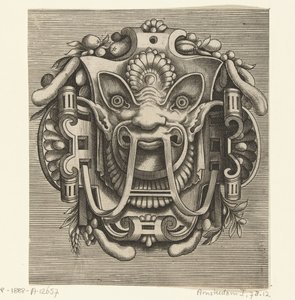 Masque de volutes (Pourtraicture ingenieuse de plusieurs facons de masques...) - Frans Huys