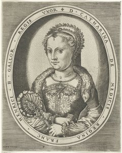 Portrait de Catherine de Médicis - Frans Huys