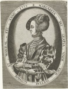 Portrait de la reine Margaretha Leijonhufvud de Suède - Frans Huys