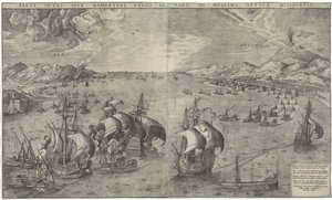 Bataille navale dans le détroit de Messine - Frans Huys