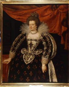 Portrait de Marie de Médicis (1573 - 1642), épouse d