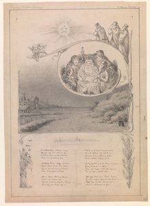 Dessin de Noël pour "Ude og hjemme"